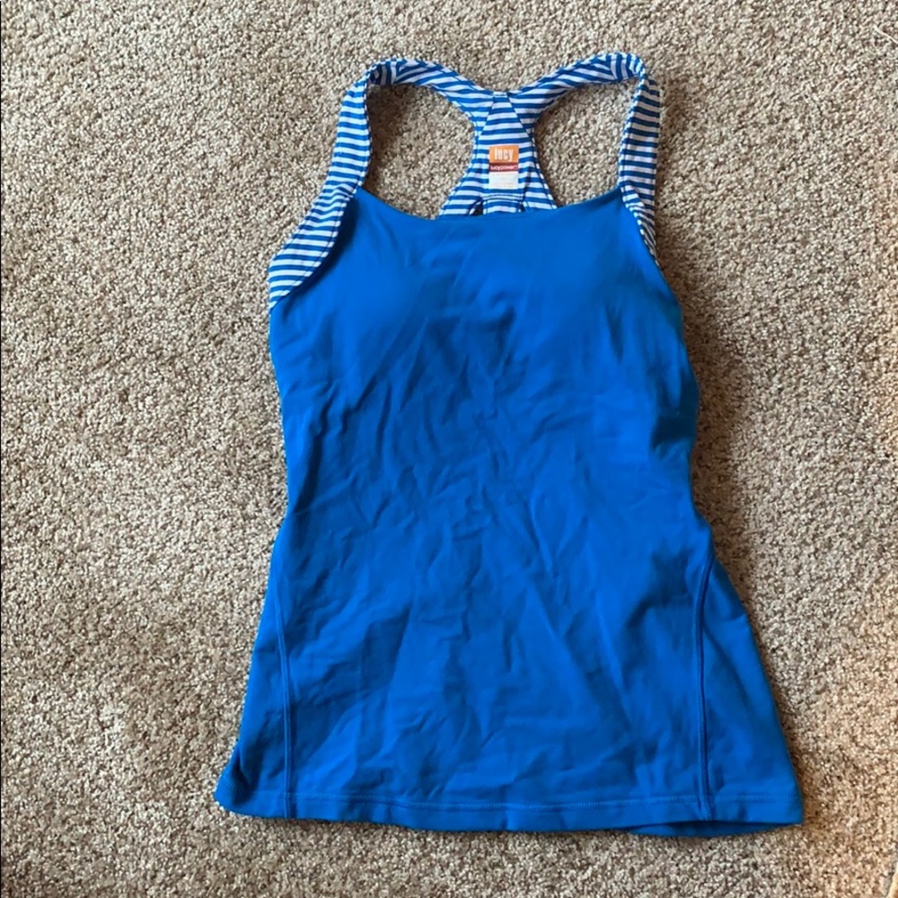 Lucy Blue Workout Tank